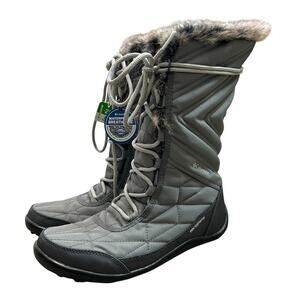Columbia Minx Mid III Boot NWT Women's Sz 8.5 Titanium Grey Steel Waterproof